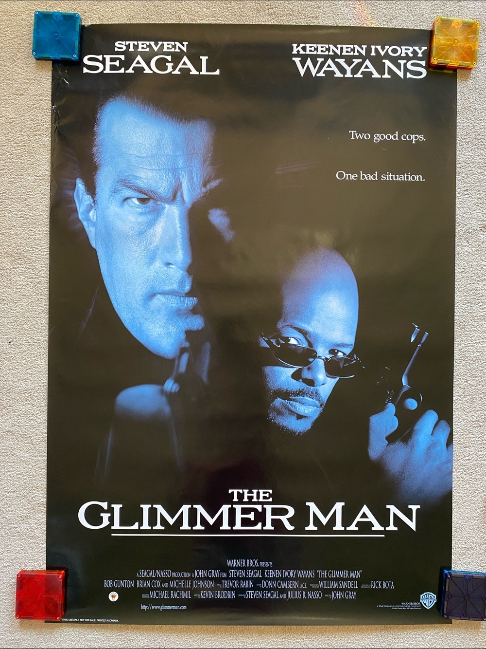 1996 The Glimmer Man Movie Poster